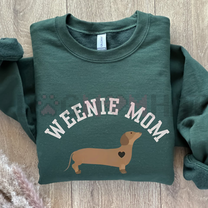 Dachshund Sweatshirt – Retro Weenie Mom Crewneck