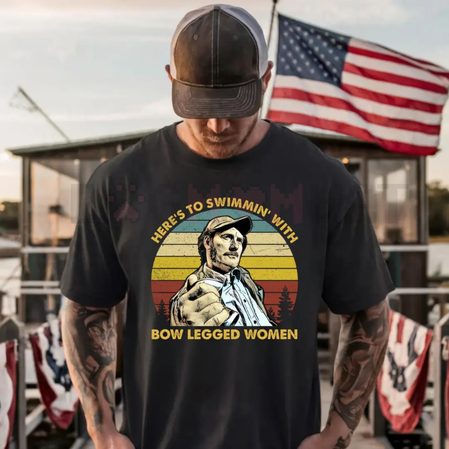 Quint's Toast Jaws T-Shirt – Vintage Nautical Slogan Tee