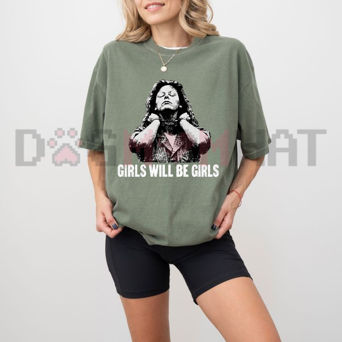 Aileen Wuornos Girls Will Be Girls Comfort Colors Graphic T-Shirt