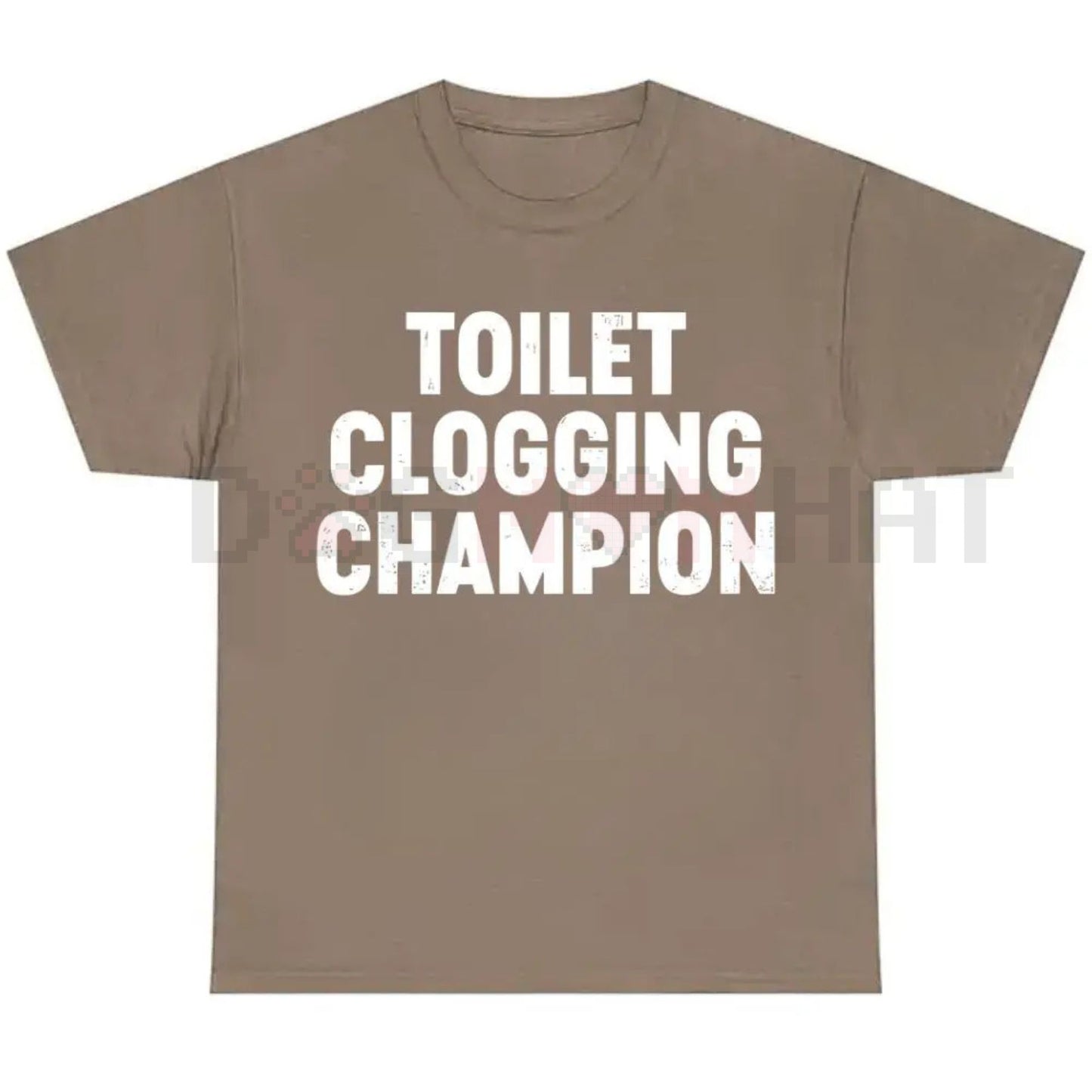 Toilet Champion Gag Gift Graphic T-Shirt