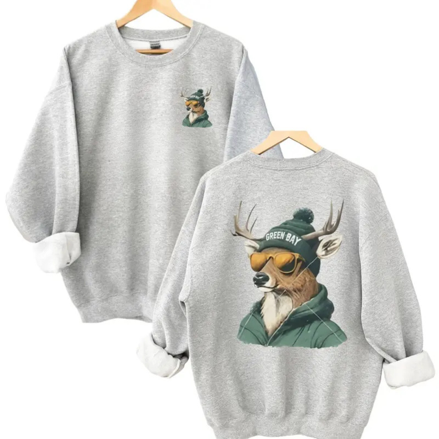 Vintage Spirit Animal City Football Sweatshirt - Retro Game Day Pullover