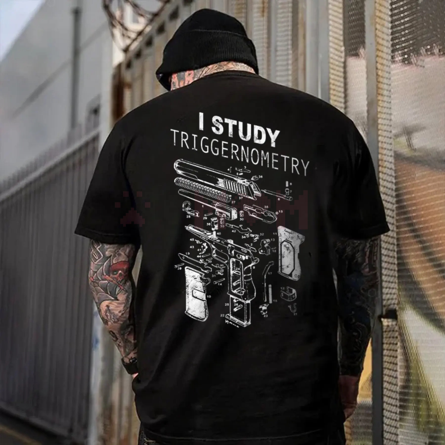 Sarcastic 'I Study Triggernometry' Statement Tee
