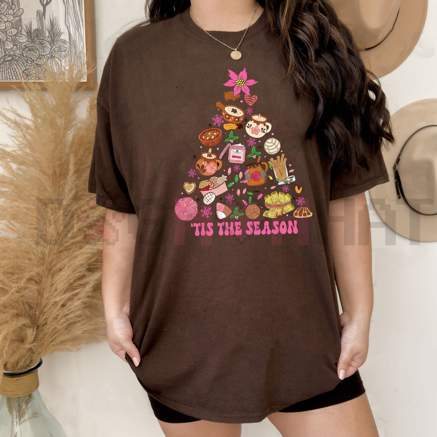 "Tis The Season Mexican Christmas Tree T-Shirt"