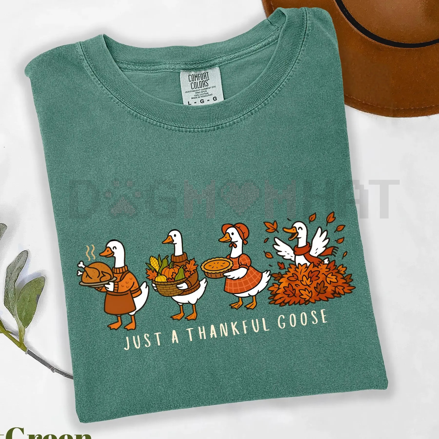 'Silly Goose Thankful' Comfort Colors® Tee – Funny Goose Thanksgiving Shirt