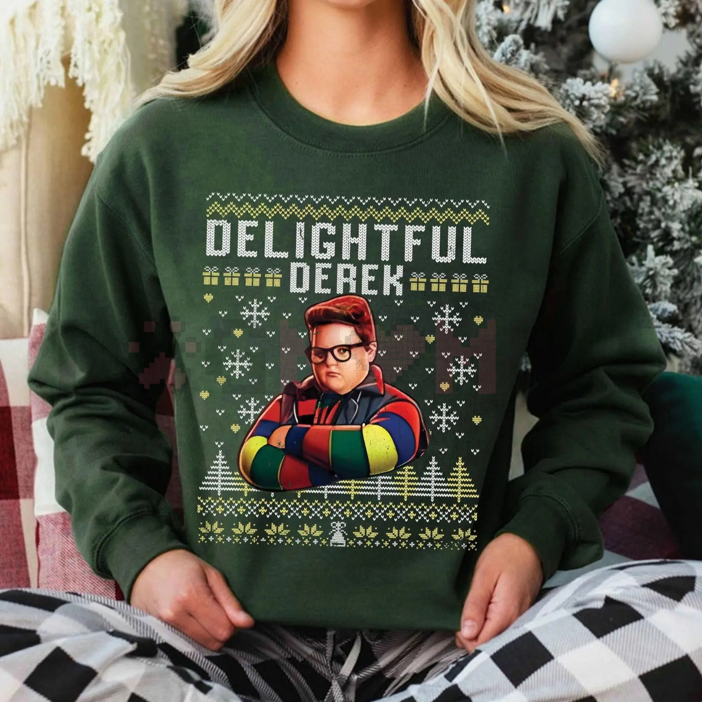 "Delightful Derek" Christmas Sweatshirt