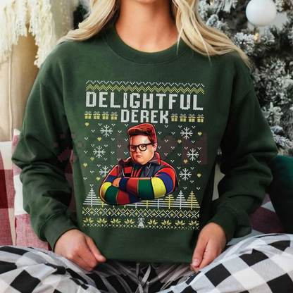 "Delightful Derek" Christmas Sweatshirt