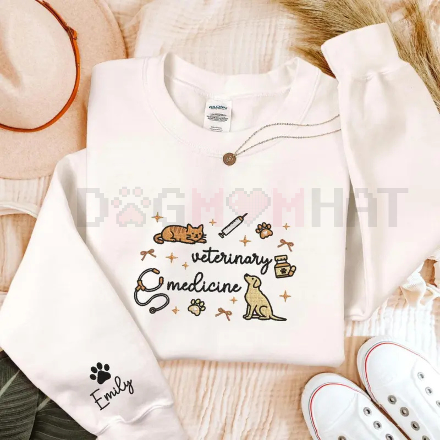 Embroidered Veterinary Medicine Shirt