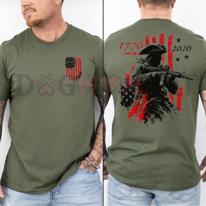250th Anniversary Distressed 2-Sided Patriot Tee