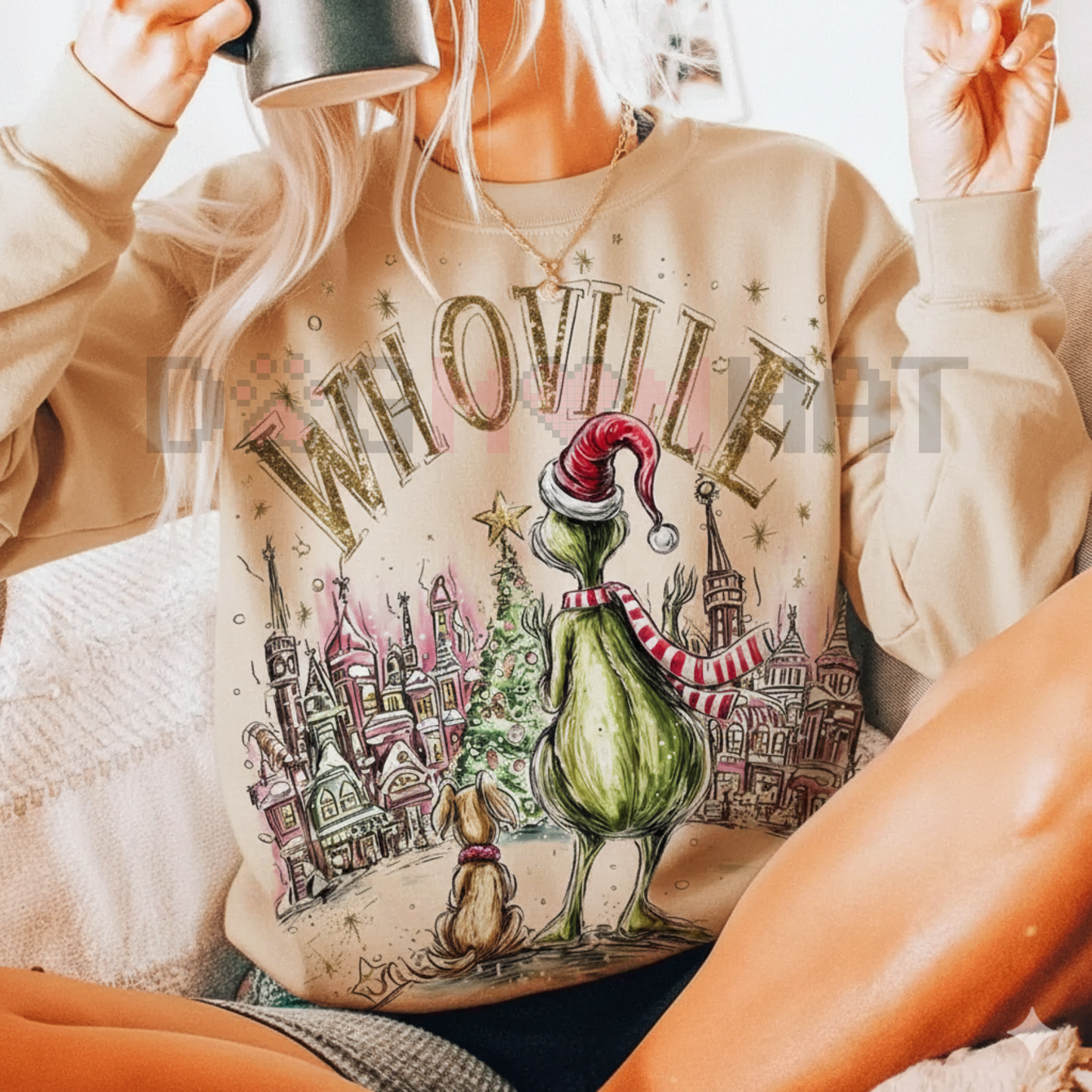Retro Grinchmas Christmas Shirt – Vintage Holiday Movie Sweatshirt