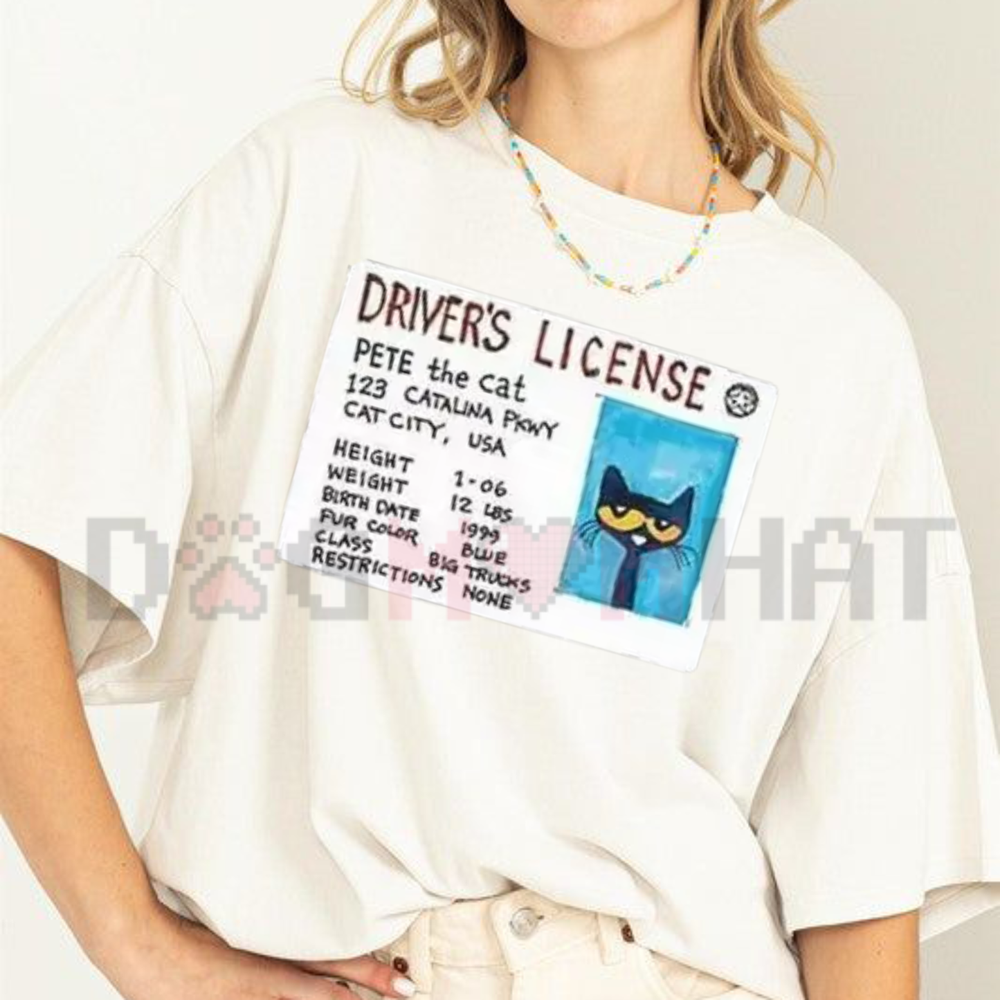 Cruisin' Feline Back To School Graphic Tee - Funny Retro Cartoon Driver Unisex Cotton Shirt