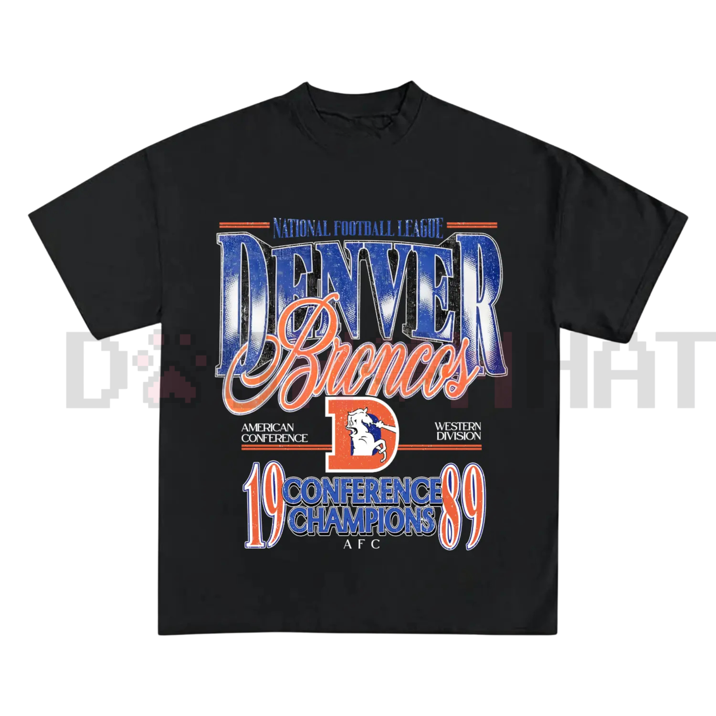 Vintage Denver Football Graphic T-Shirt