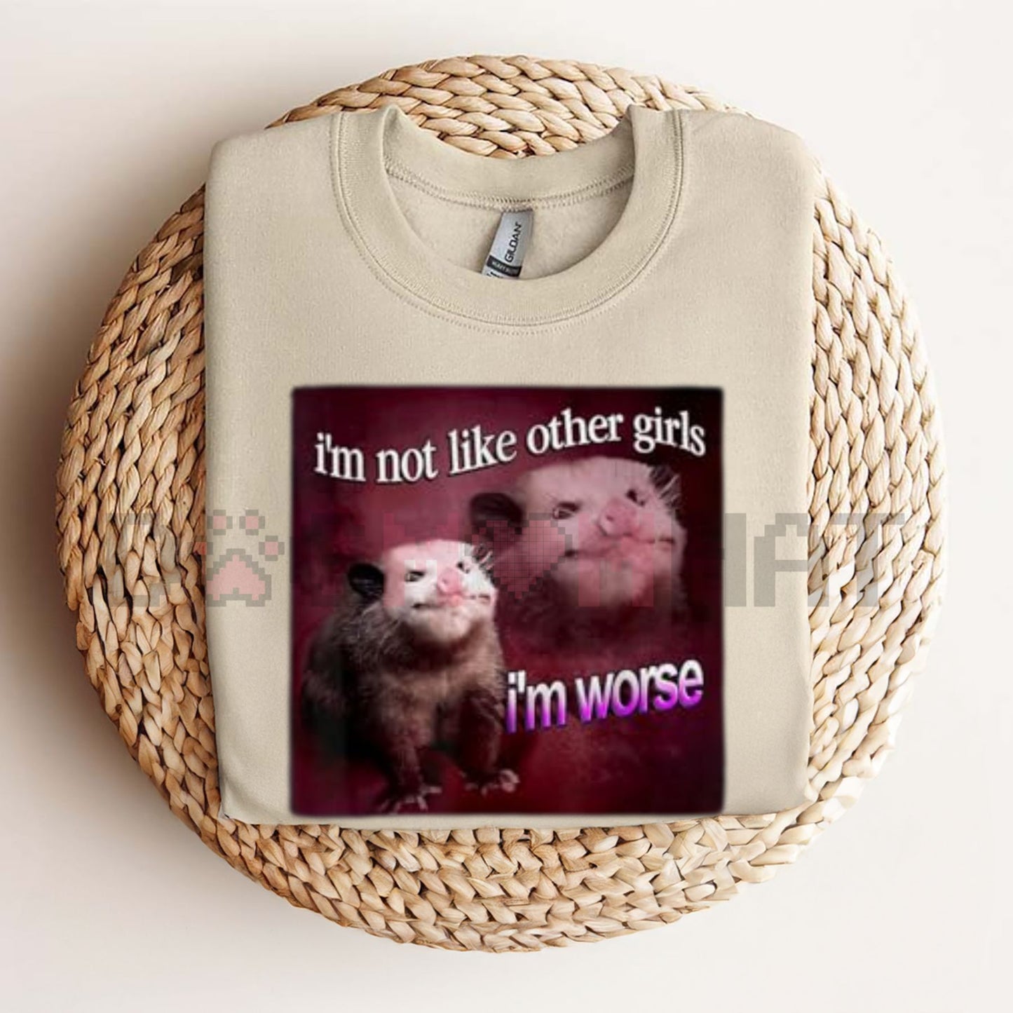 Vintage 90s WACKY OPOSSUM T-SHIRT – Retro Cartoon Graphic & Nostalgic Pop Culture Tee