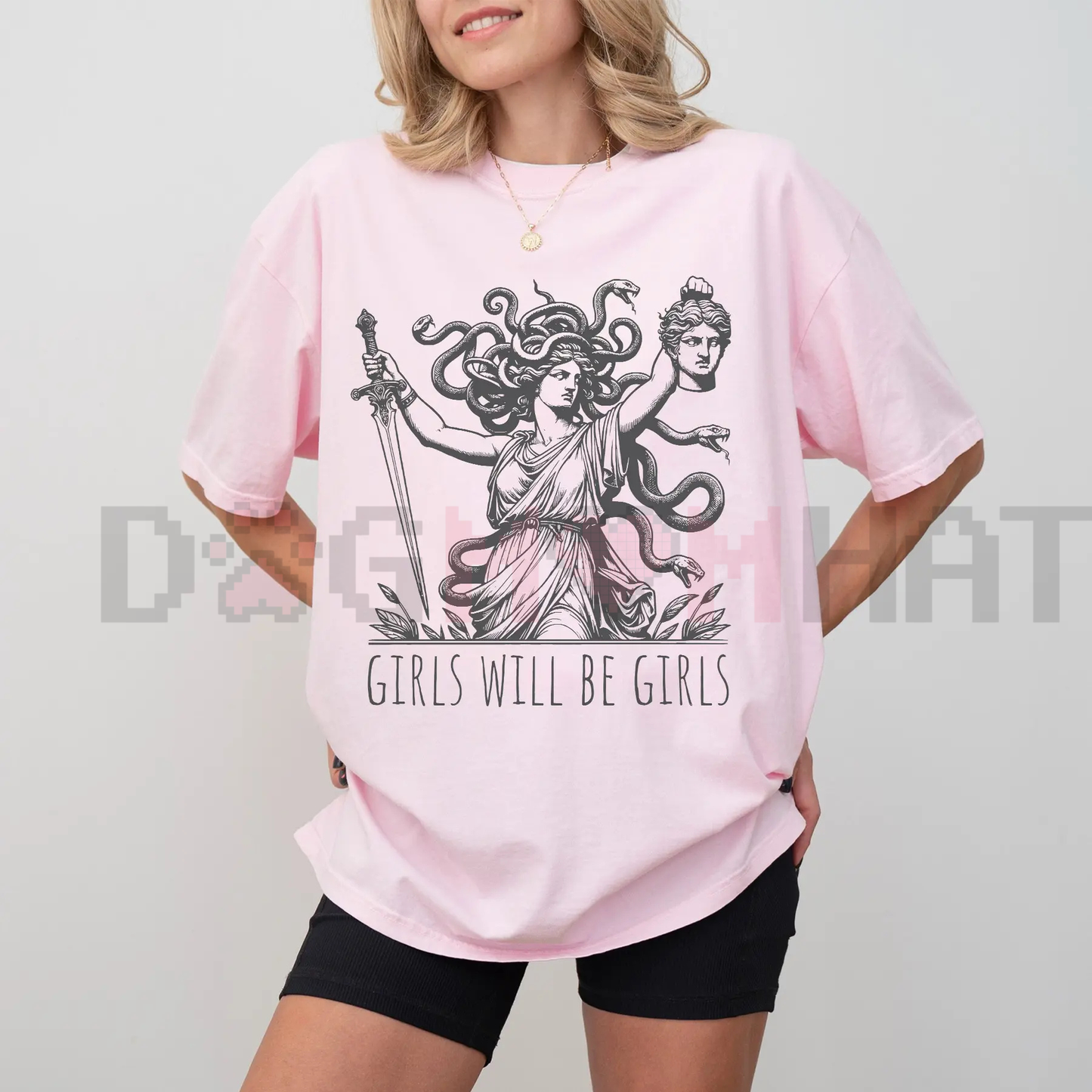 Medusa Victorious Tee – "Girls Will Be Girls" Feminist Shirt