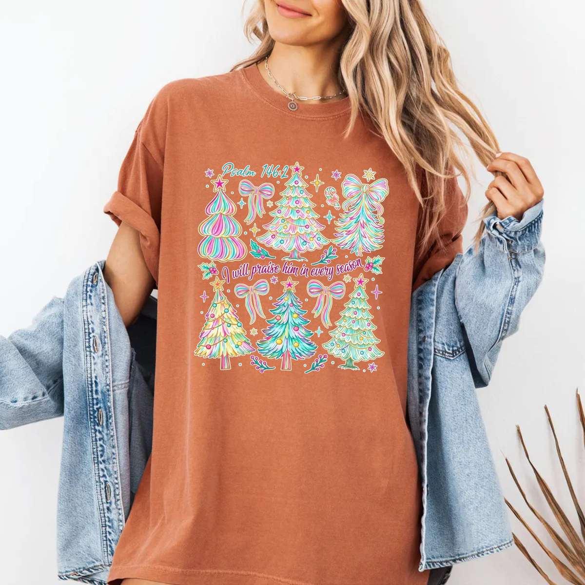 I Will Praise Him Religious Holiday Graphic T-Shirt – Gift for Her