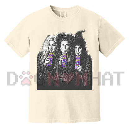 Sanderson Sisters Witches Brew Energy Drink Graphic T-Shirt