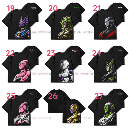 GAZE Series 90s Retro Anime Eyes Graphic Tee - Vintage Cyber Streetwear Summer Vacation Shirt