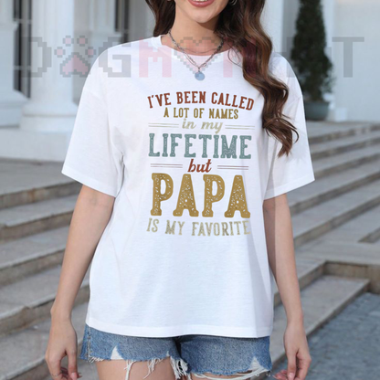 "Papa Is My Favorite Name" Father's Day T-Shirt