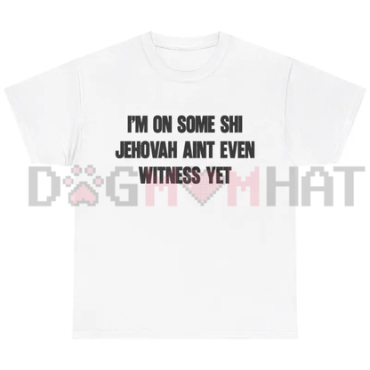 Unfiltered Viral Meme Statement Tee - On Some Shi Pure Cotton Funny Graphic Unisex T-Shirt