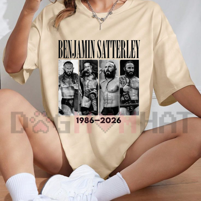 Benjamin Satterley Vintage Tribute Graphic T-Shirt