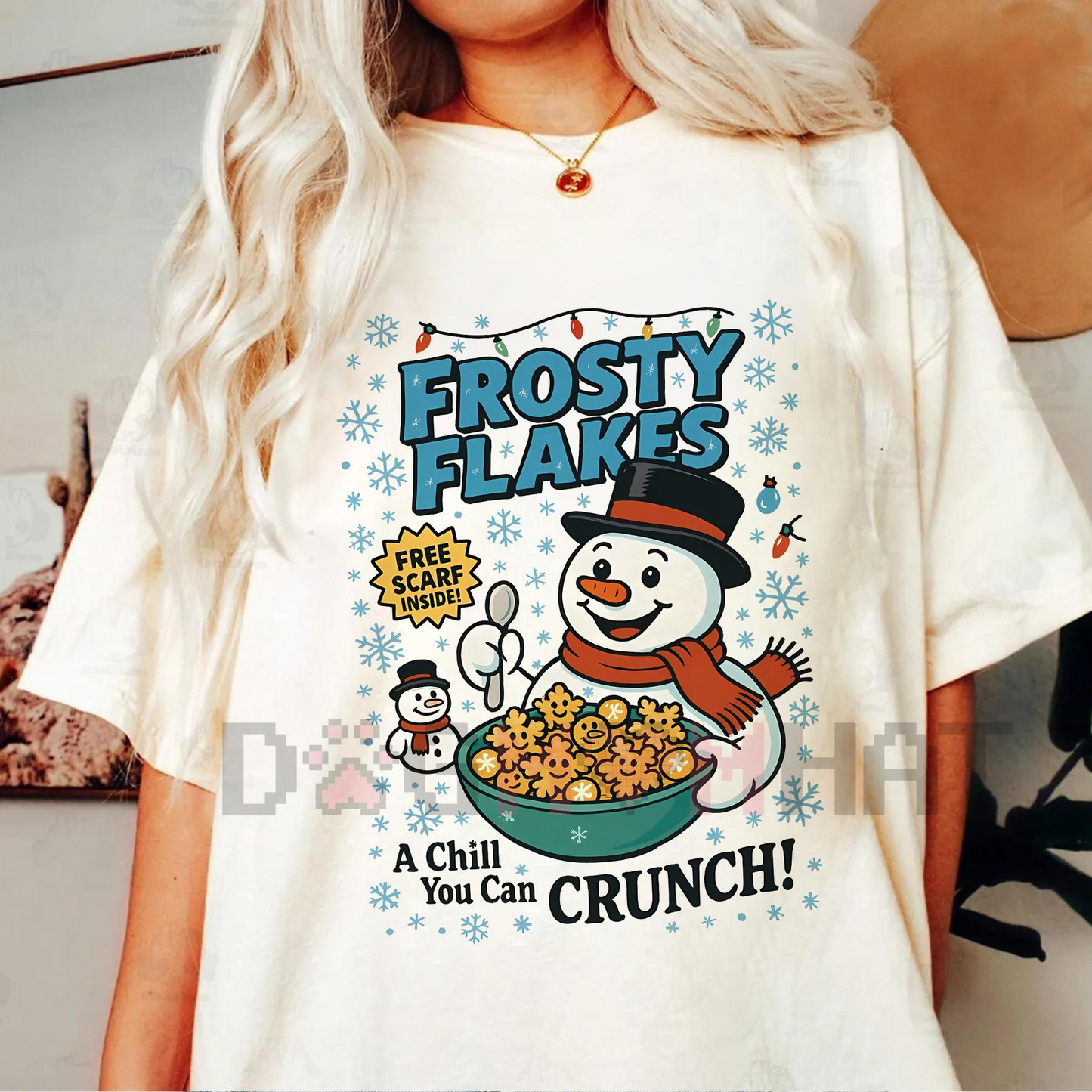 Christmas Cereal Shirt – Retro Christmas Movies, Cereal Charm Tee