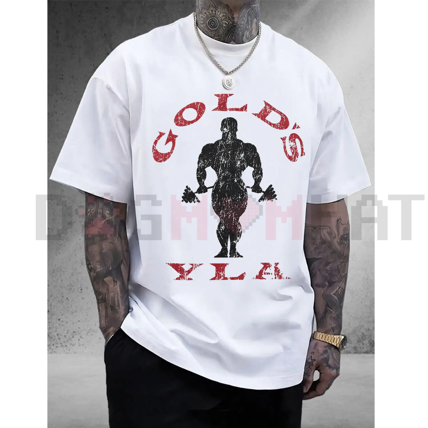 Vintage Gold’s Gym Distressed T-Shirt