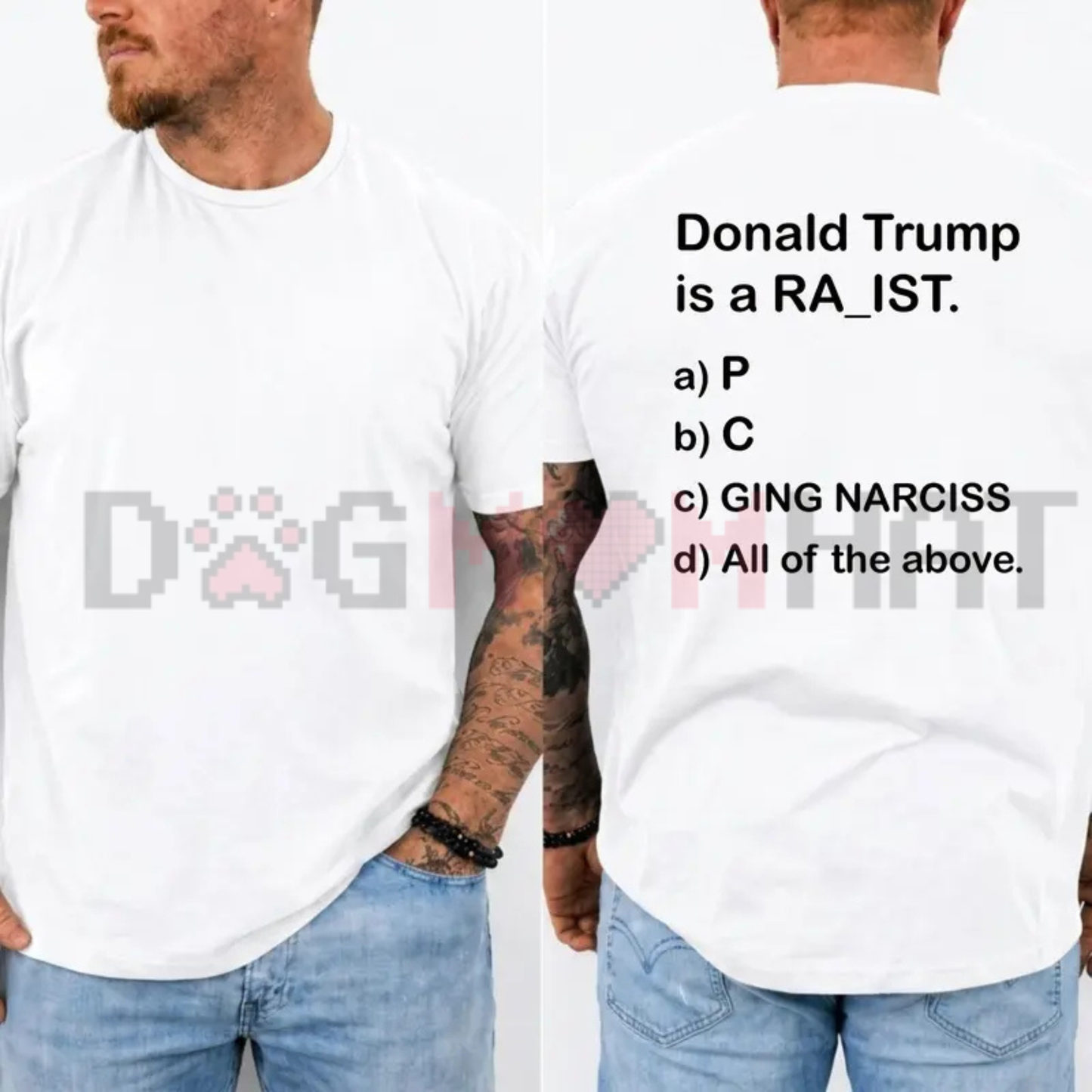 Political Quiz Master Graphic Tee - Sarcastic Election Choice Pure Cotton Unisex Casual T-Shirt
