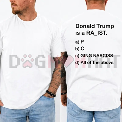 Political Quiz Master Graphic Tee - Sarcastic Election Choice Pure Cotton Unisex Casual T-Shirt