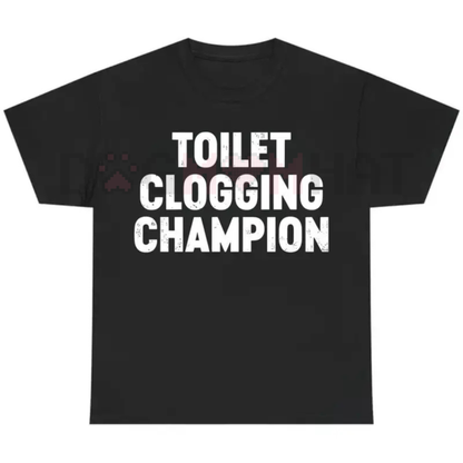 Toilet Champion Tee – Funny Gag Gift Humor Graphic T-Shirt