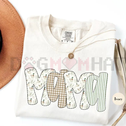 Vintage Mallard Duck Mama Tee – Retro Hunting Mom T-Shirt