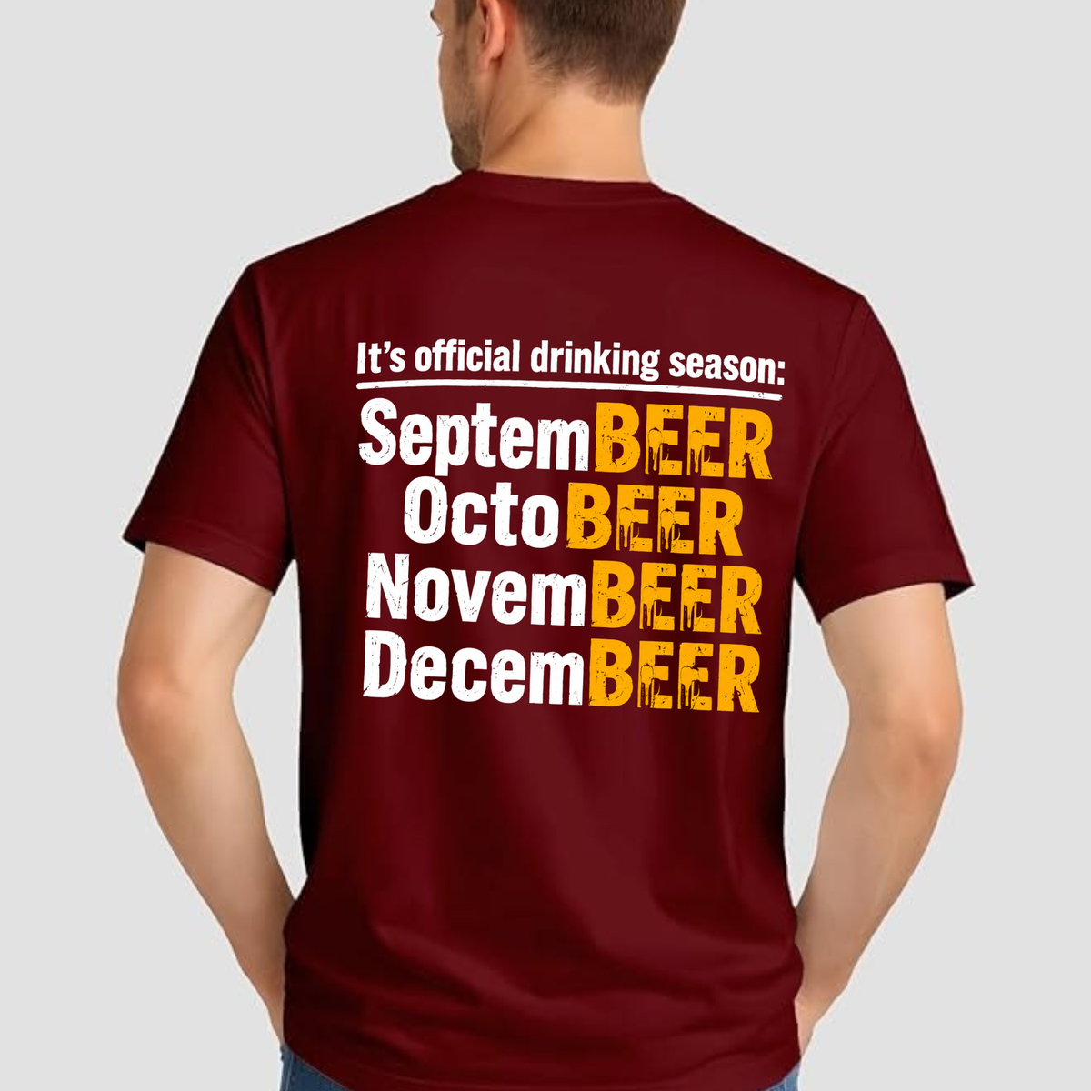Parke Horizon Tee – "Drinking Season" Funny Craft Beer Graphic T-Shirt