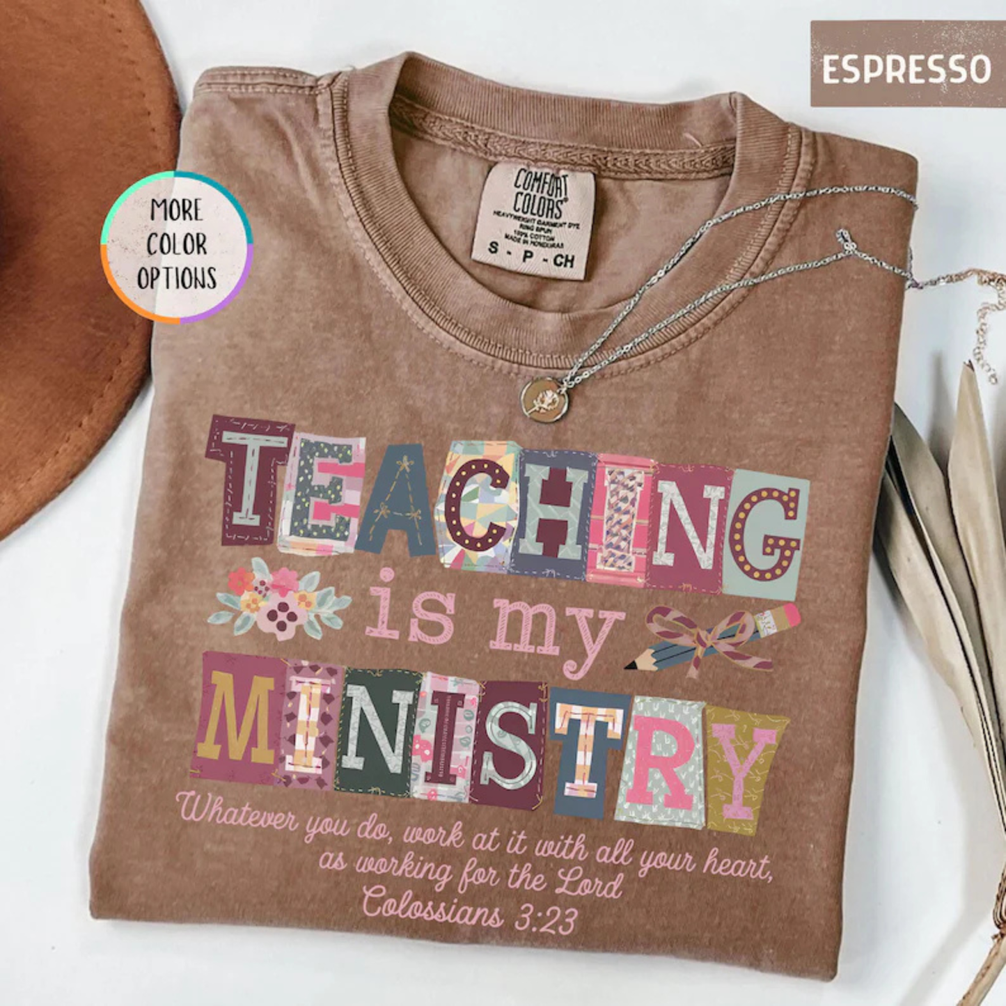 "Teaching Is My Ministry" Shirt – Christian Teacher Gift