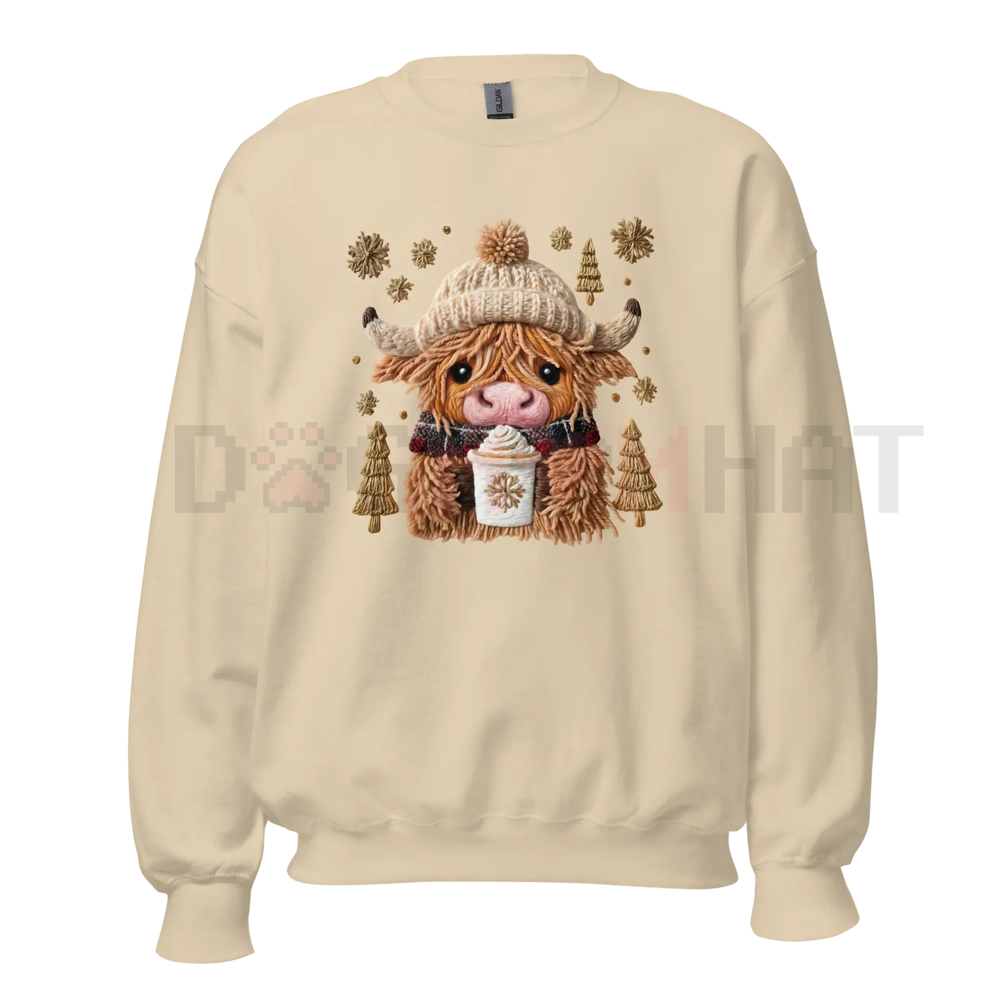 Cute Hairy Coo Unisex Crewneck Sweatshirt