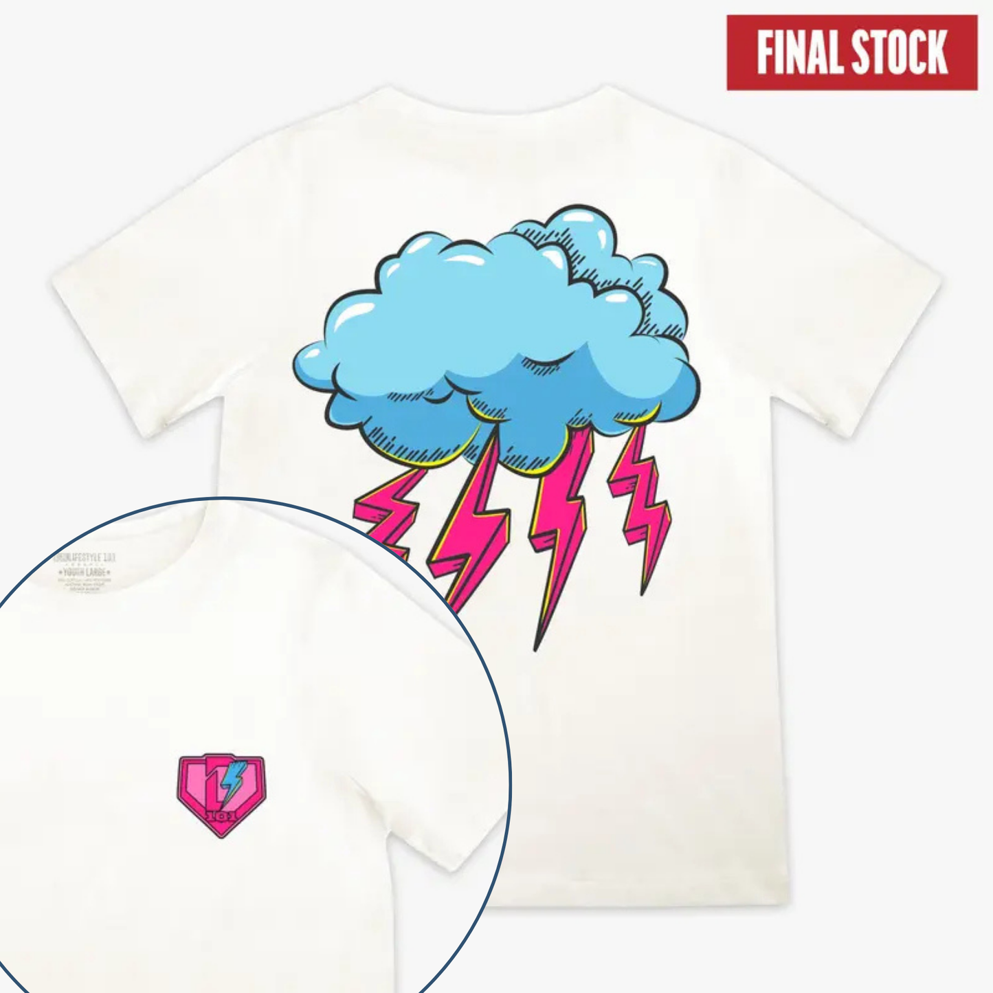 "Rain Delay" Lightning Bolt T-Shirt