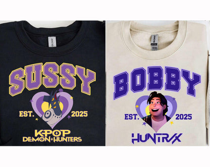 Huntr/x Girl Kpop Demon Hunters Shirt – Saja Girls Fan Tee, Derpy Mira Rumi Zoey Merch