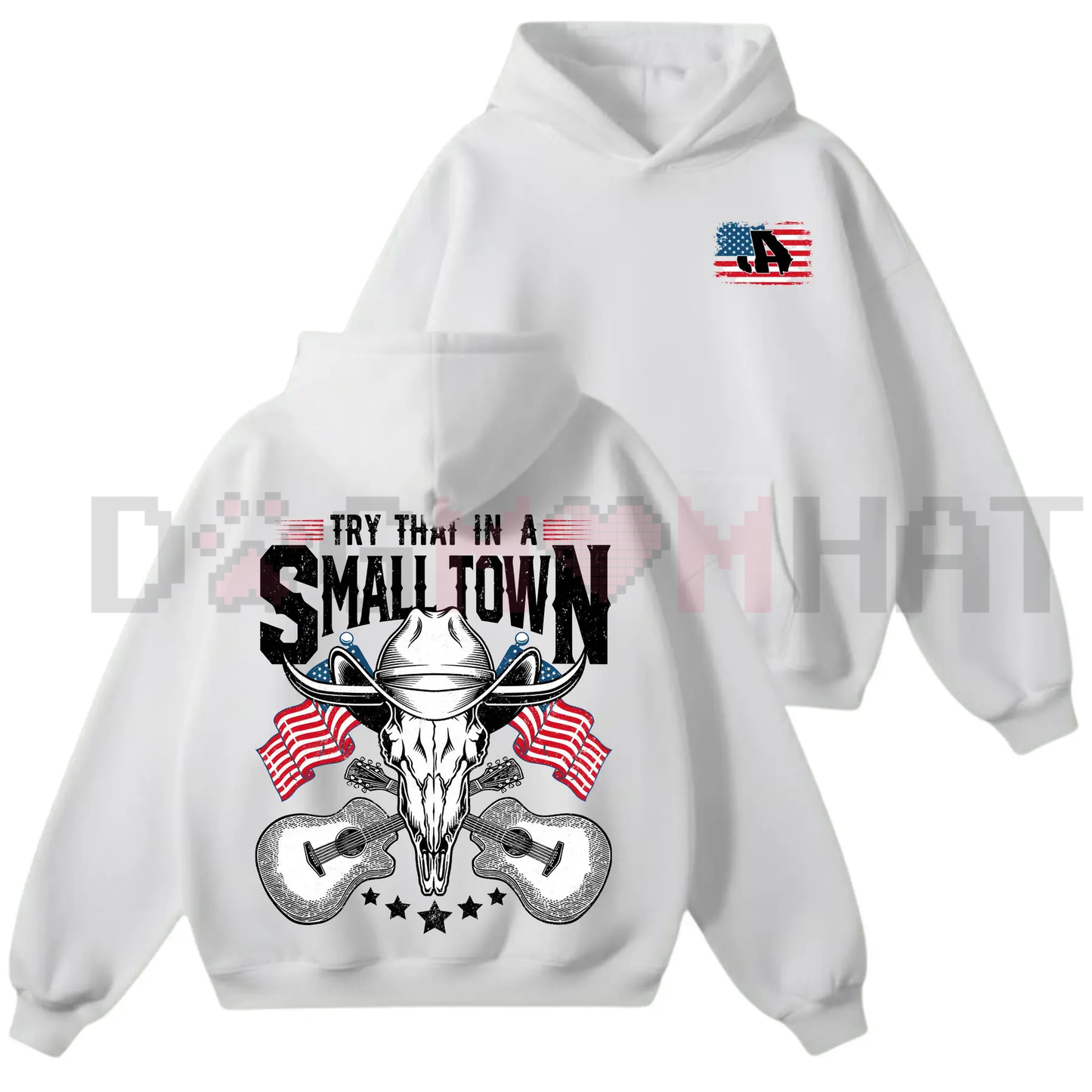 Small Town Solidarity Vintage Hoodie