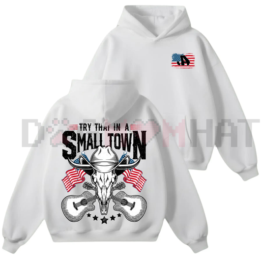 Small Town Solidarity Vintage Hoodie