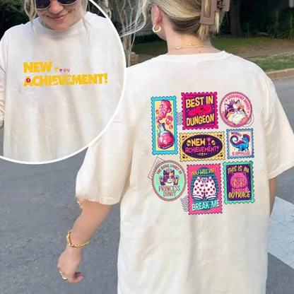 New Achievement Dungeon Crawler Carl Shirt – Book Stamps Style