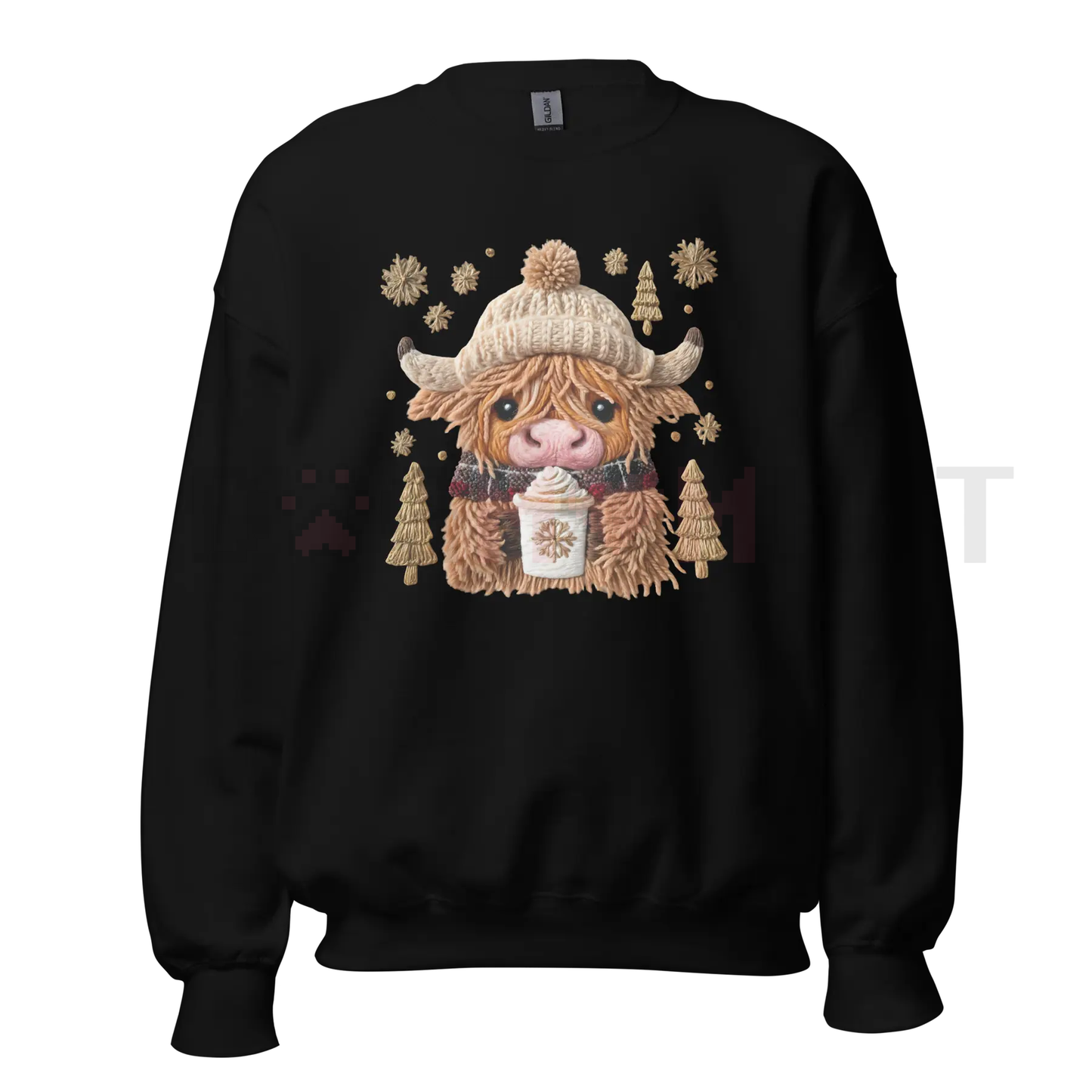 Cute Hairy Coo Unisex Crewneck Sweatshirt