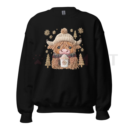 Cute Hairy Coo Unisex Crewneck Sweatshirt