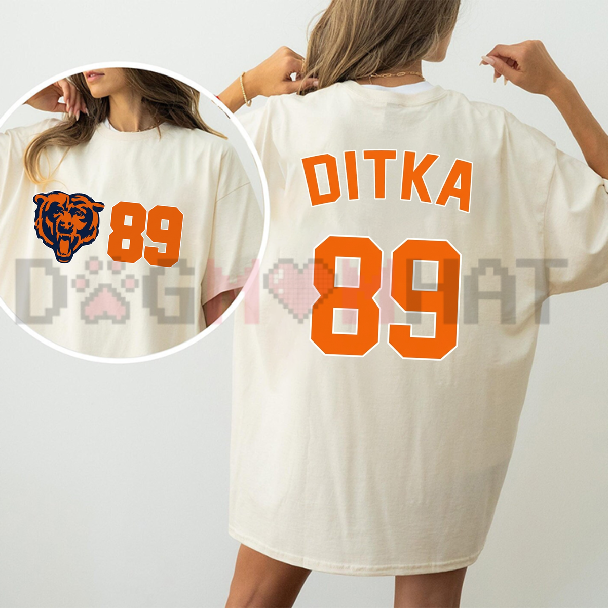 Chicago Football Legend #89 Retro Gridiron Fan T-Shirt