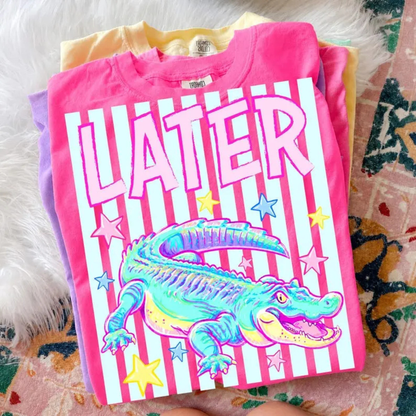 "Later Gator" Retro Summer T-Shirt