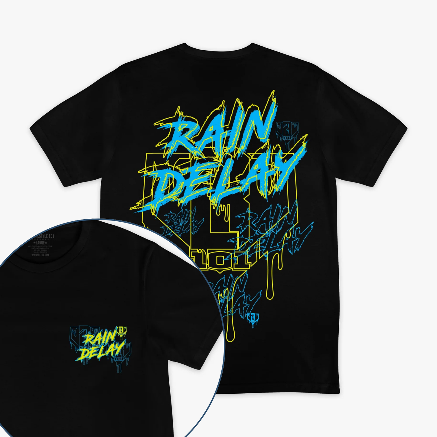 "Rain Delay" Lightning Bolt T-Shirt