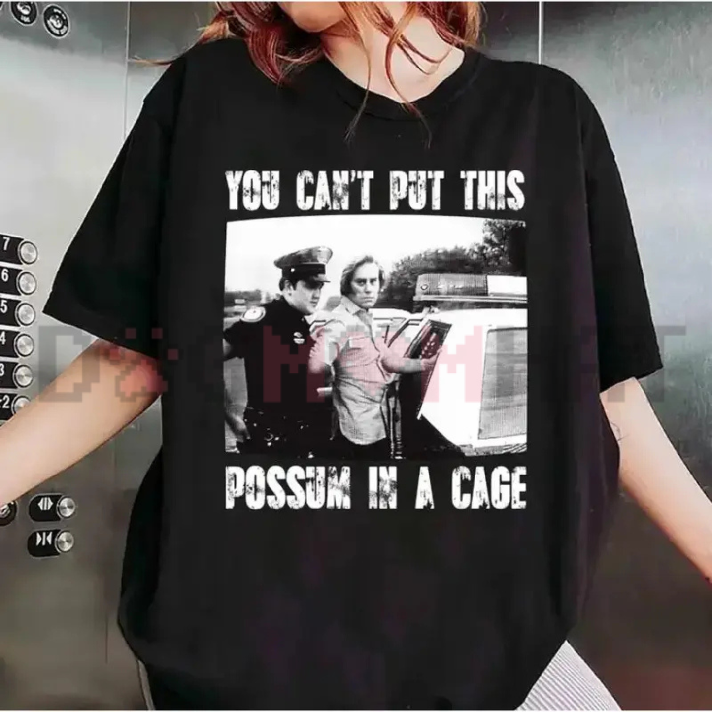 You Cant Put This Possum In A Cage Graphic Tee - Funny George Jones Vintage Outlaw Country Cotton Unisex T-Shirt