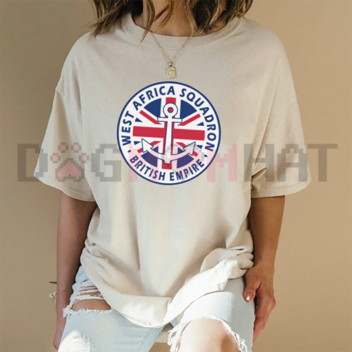 West Africa Squadron Historical Nautical Graphic T-Shirt