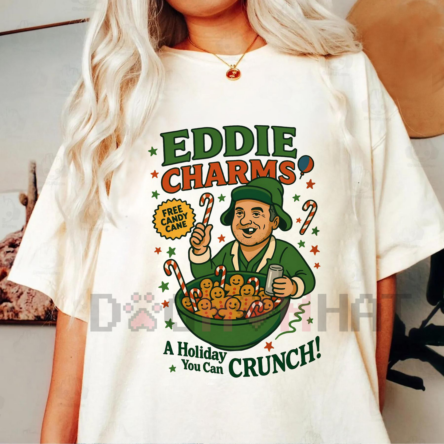 Christmas Cereal Shirt – Retro Christmas Movies, Cereal Charm Tee