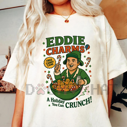 Christmas Cereal Shirt – Retro Christmas Movies, Cereal Charm Tee