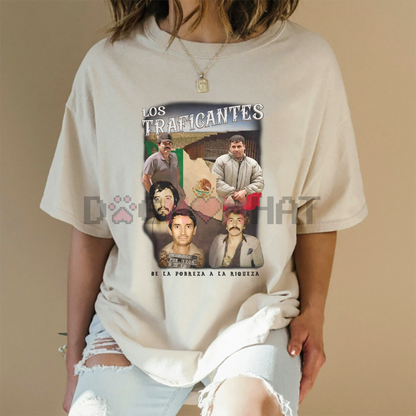 "Los Traficantes" T-Shirt – Edgy Humor Graphic Tee, Bold Statement Apparel, Unisex Streetwear