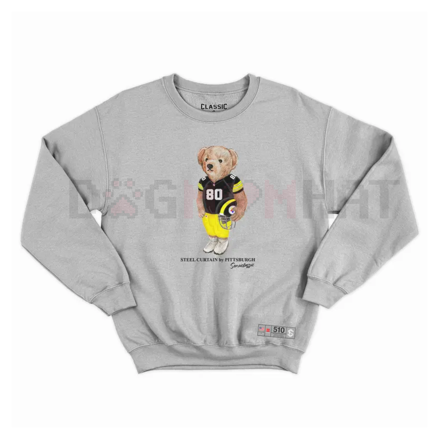 Football All Team Graphic Sweatshirt – Vintage Sport Varsity Crewneck Pullover