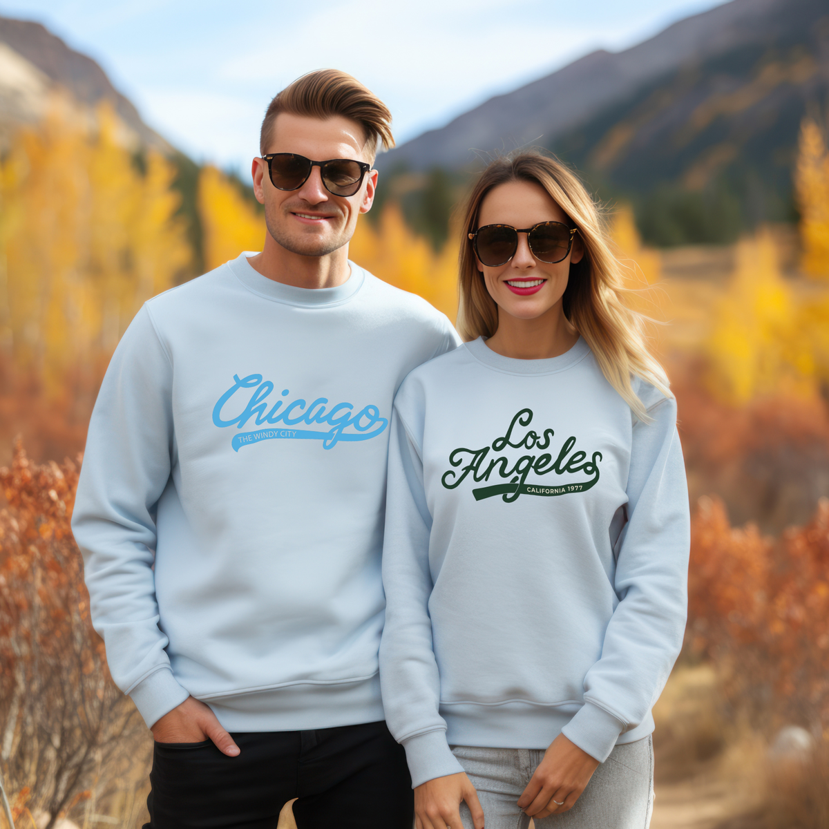 Festive Friction Sweatshirt – "Team Game Day" Sports Fan Graphic Crewneck