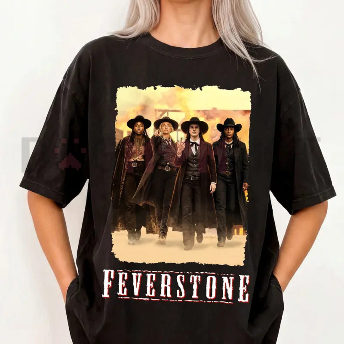 Feverstone Heritage Signature Graphic Tee - Modern Minimalist Unisex Pure Cotton Streetwear Shirt